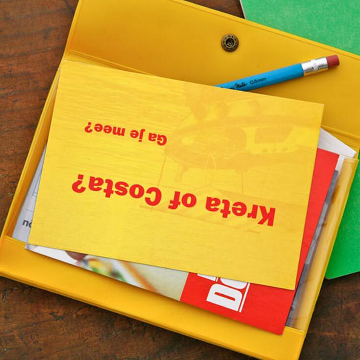 [펜코] 다용도 PVC 수납 파우치 멀티파일 A4