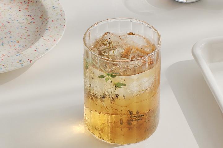 아코디언 내열 글라스 플리츠 230ml 2P세트