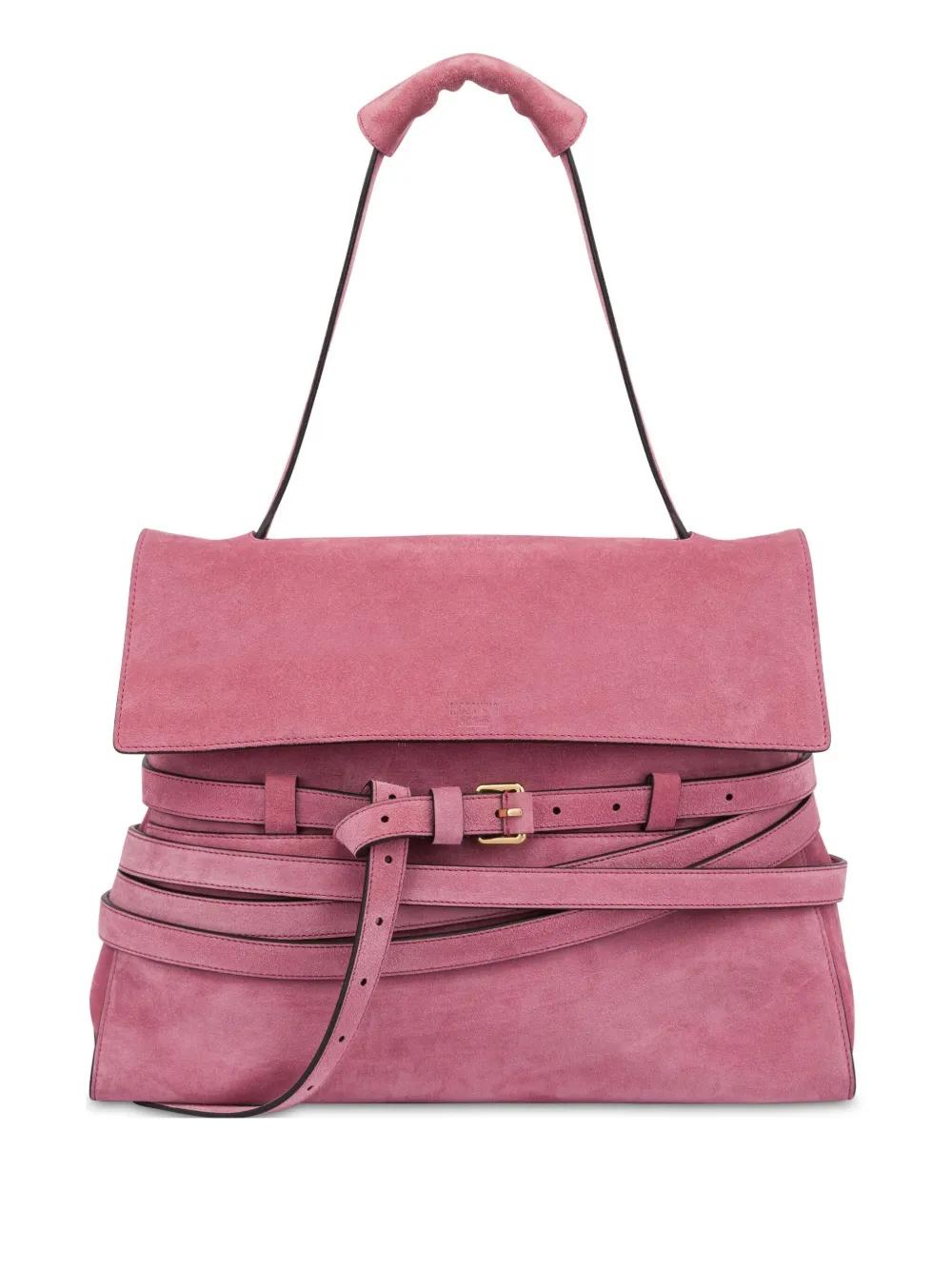 Moschino 타이 미 숄더 백 | 핑크 | FARFETCH KR