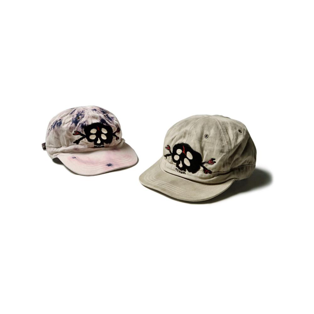 KAPITAL 캐피탈 카츠라기 바비 캡 모자 (레인 스컬) ASHBURY DYED 2컬러