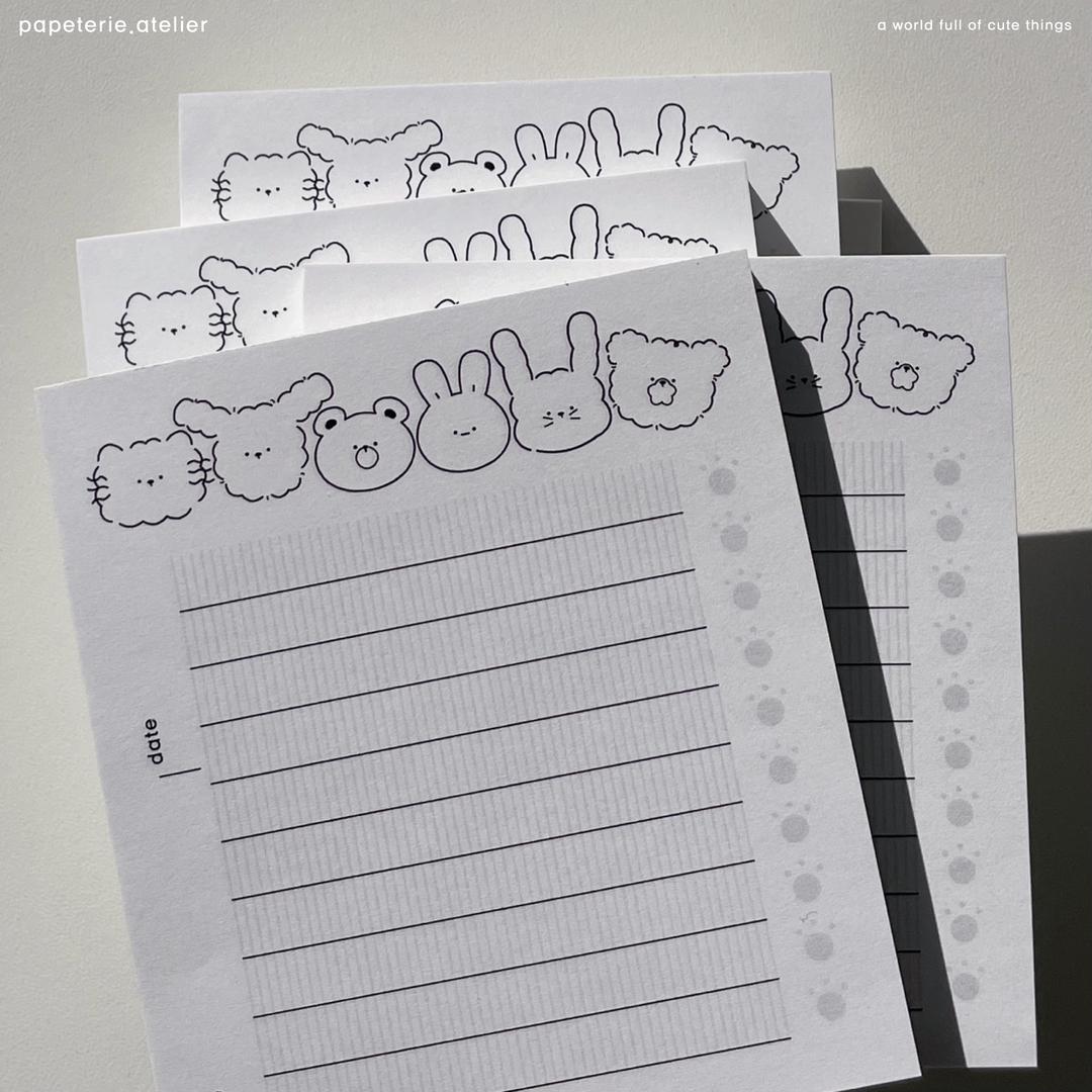 PAPE world check list memo pad | 메모패드 떡메모지 메모장
