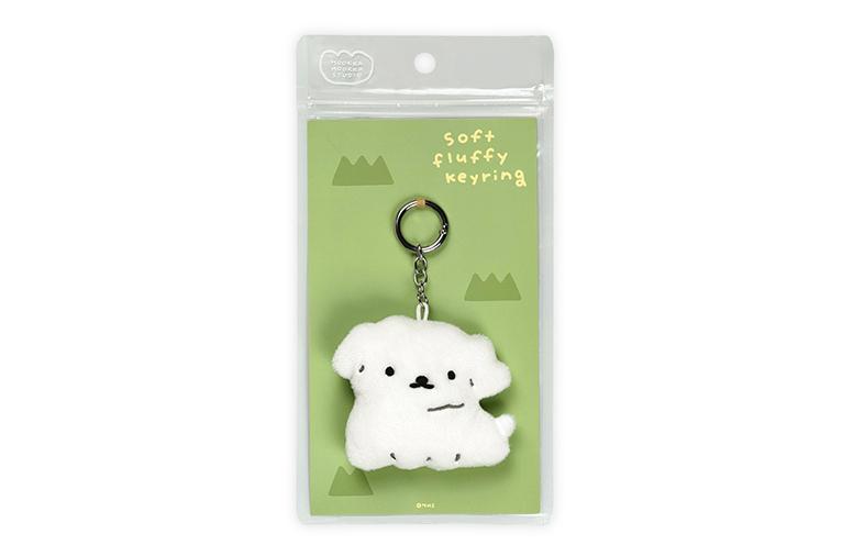 [후카후카스튜디오] 소프트 플러피 키링 - 말랑이 앉아