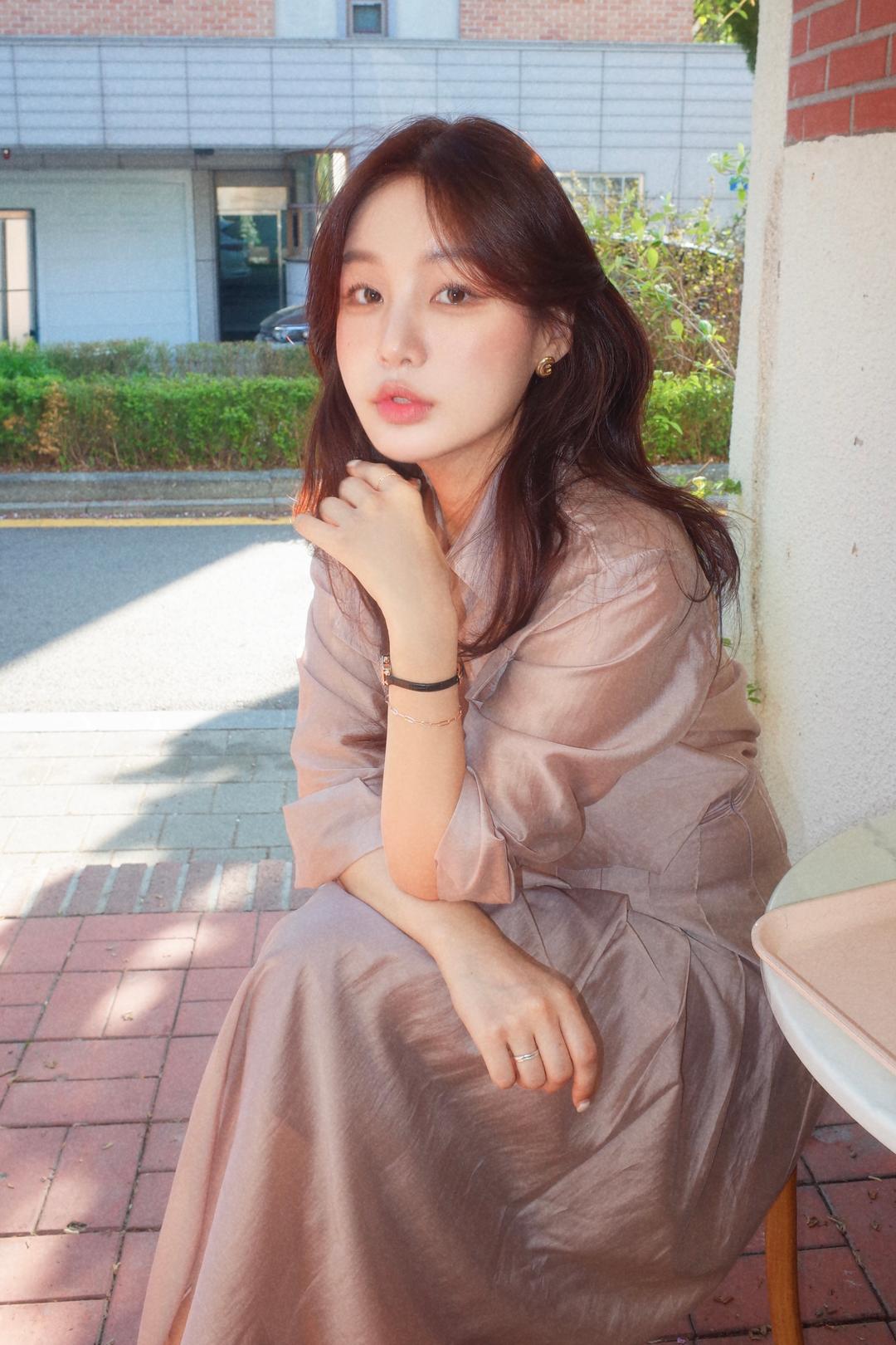 [자체제작] 투포켓 시스루 블라우스 투피스 세트