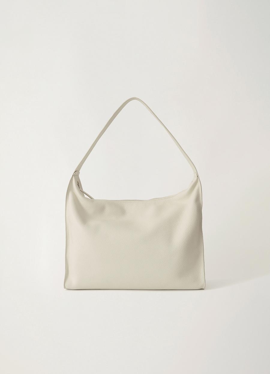 Pibi leather shoulder bag (Salt)