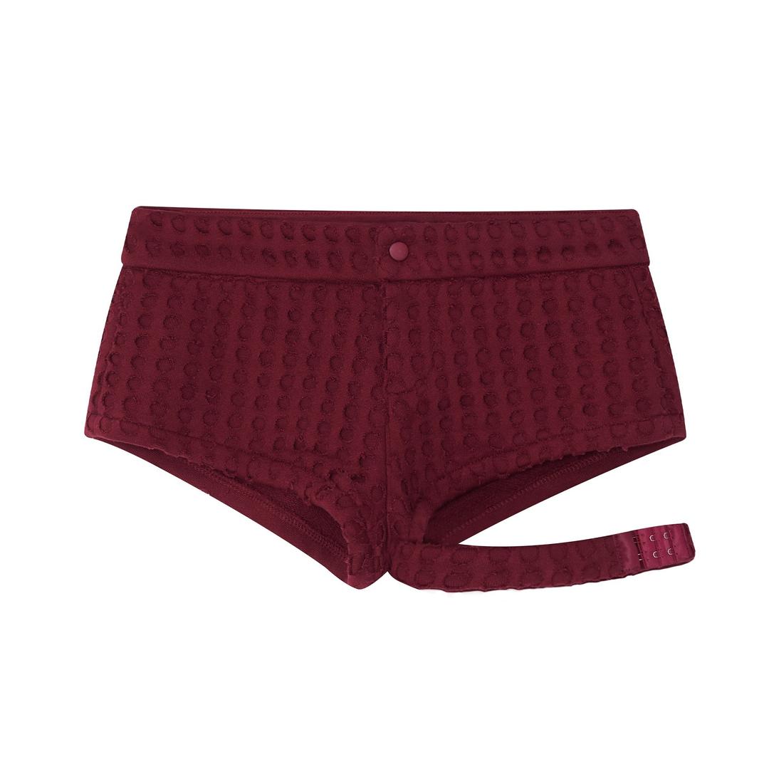 Strap micro shorts (Red)