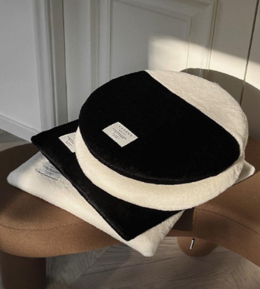 푹신한 메모리폼 방석 감성쿠션 베이지톤 카페 인테리어 소품