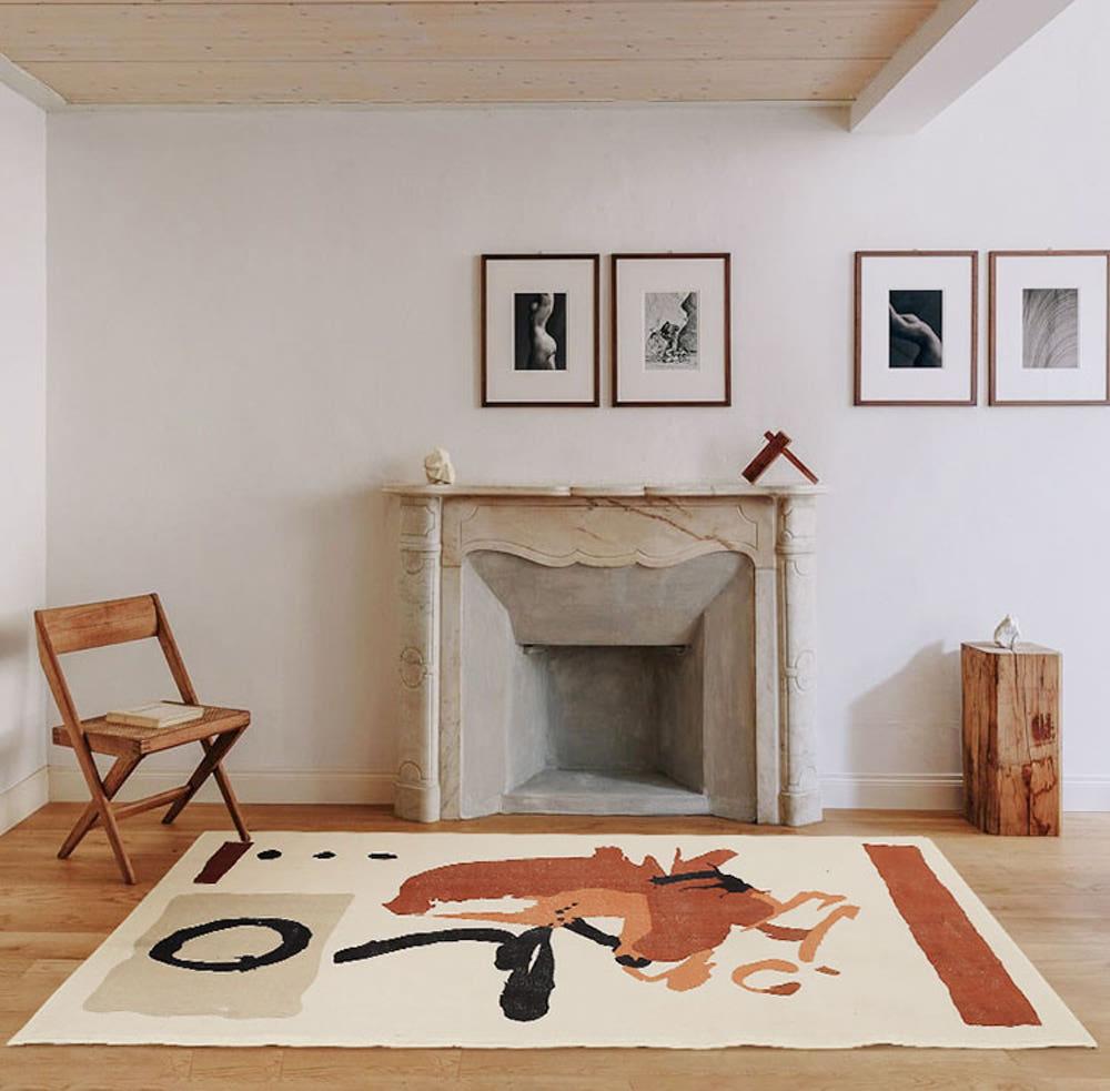 북유럽 캐시미어 현대 모던 거실 아이방 대형 먼지없는 물세탁가능 사계절러그 수입카펫