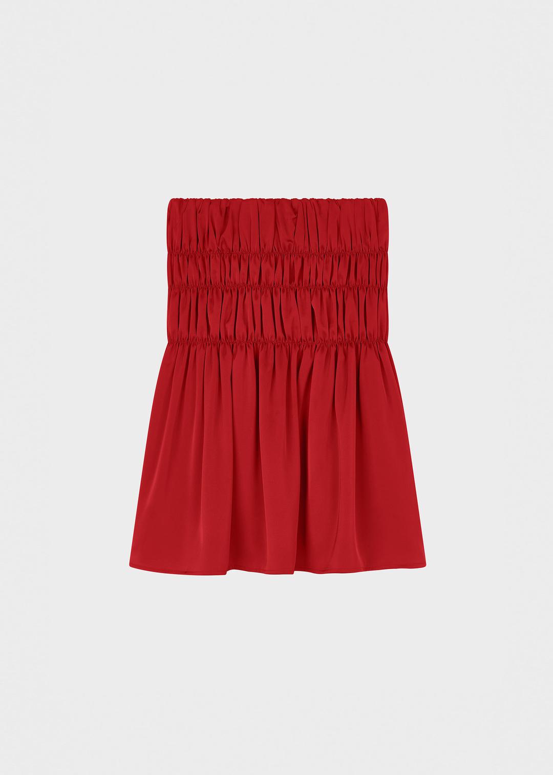 Melting Midi Skirt Cherry