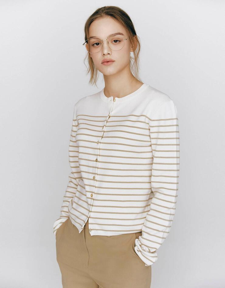 스트라이프 가디건