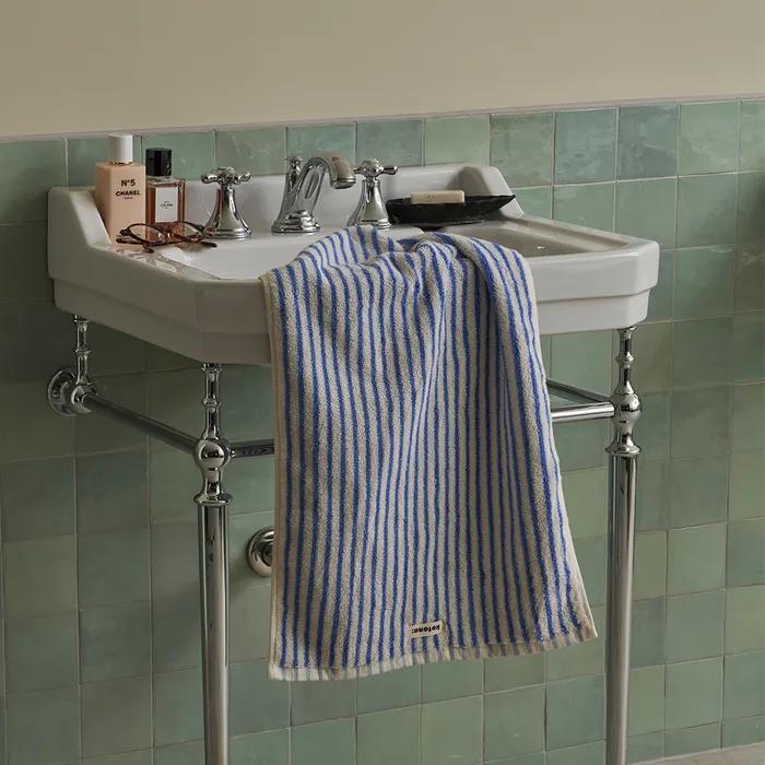 코토나 홈바디 타월 블루 스트라이프 5P
