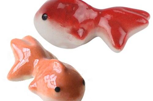 고양이 세라믹 물고기 물에 뜨는 정수기 장난감 금붕어 호기심 음수량 증가