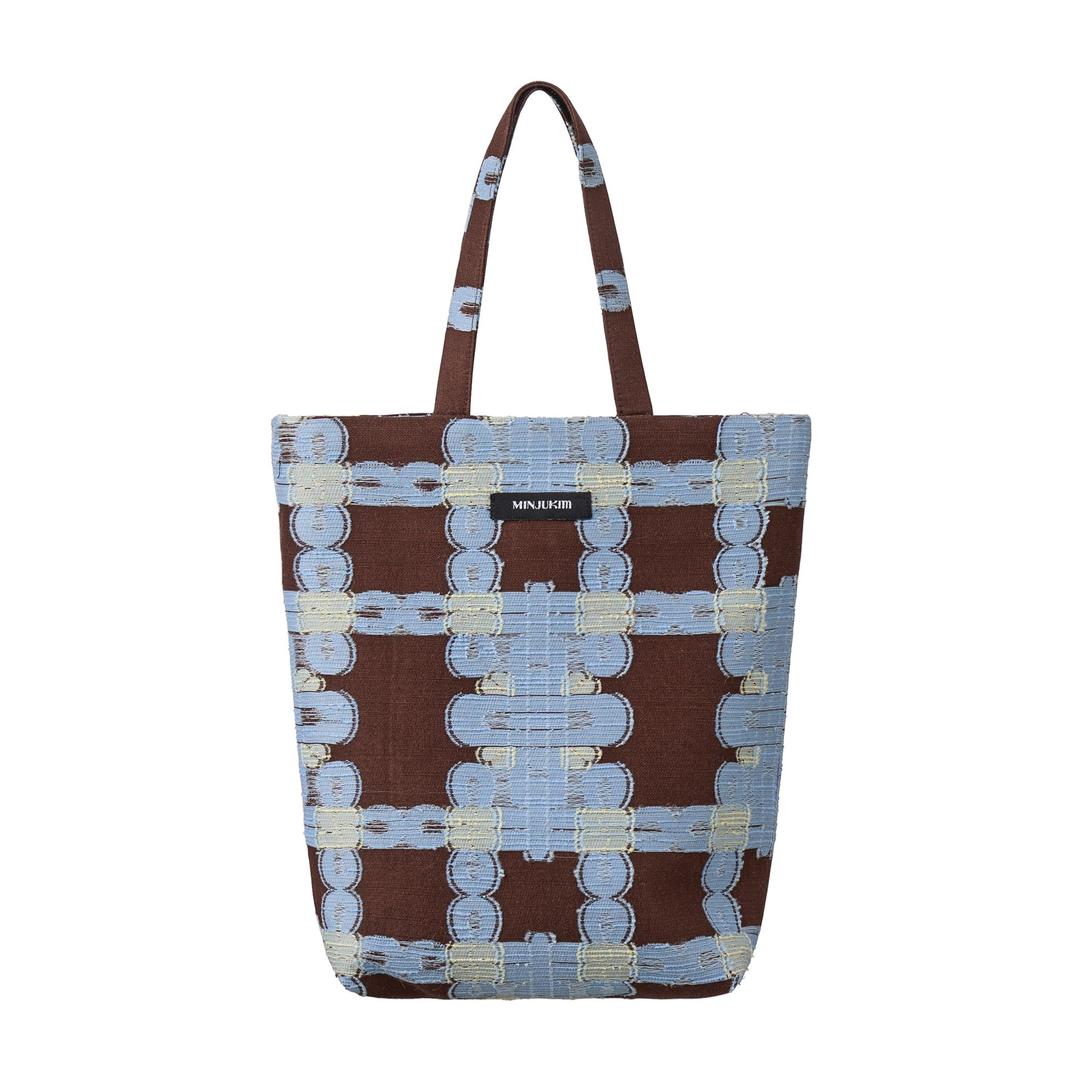ARCHIVE MINI TOTE BAG - BLUE&BROWN [LIMITED]