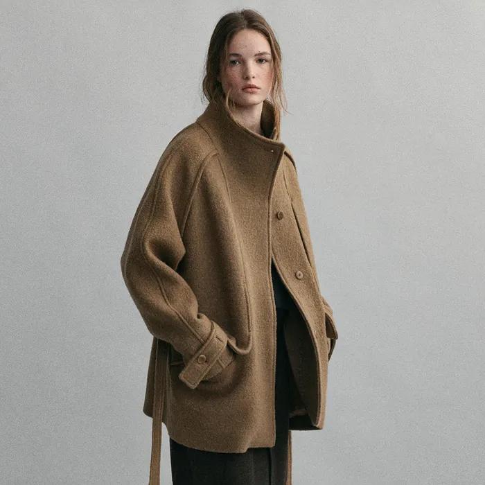 [2차 재입고] vent wool half coat (camel beige)