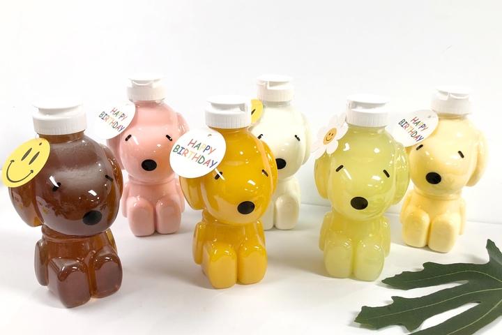 당일출고 / 귀여운 퍼피 보틀 500ml 물통 스트랩물병 빨대 물병