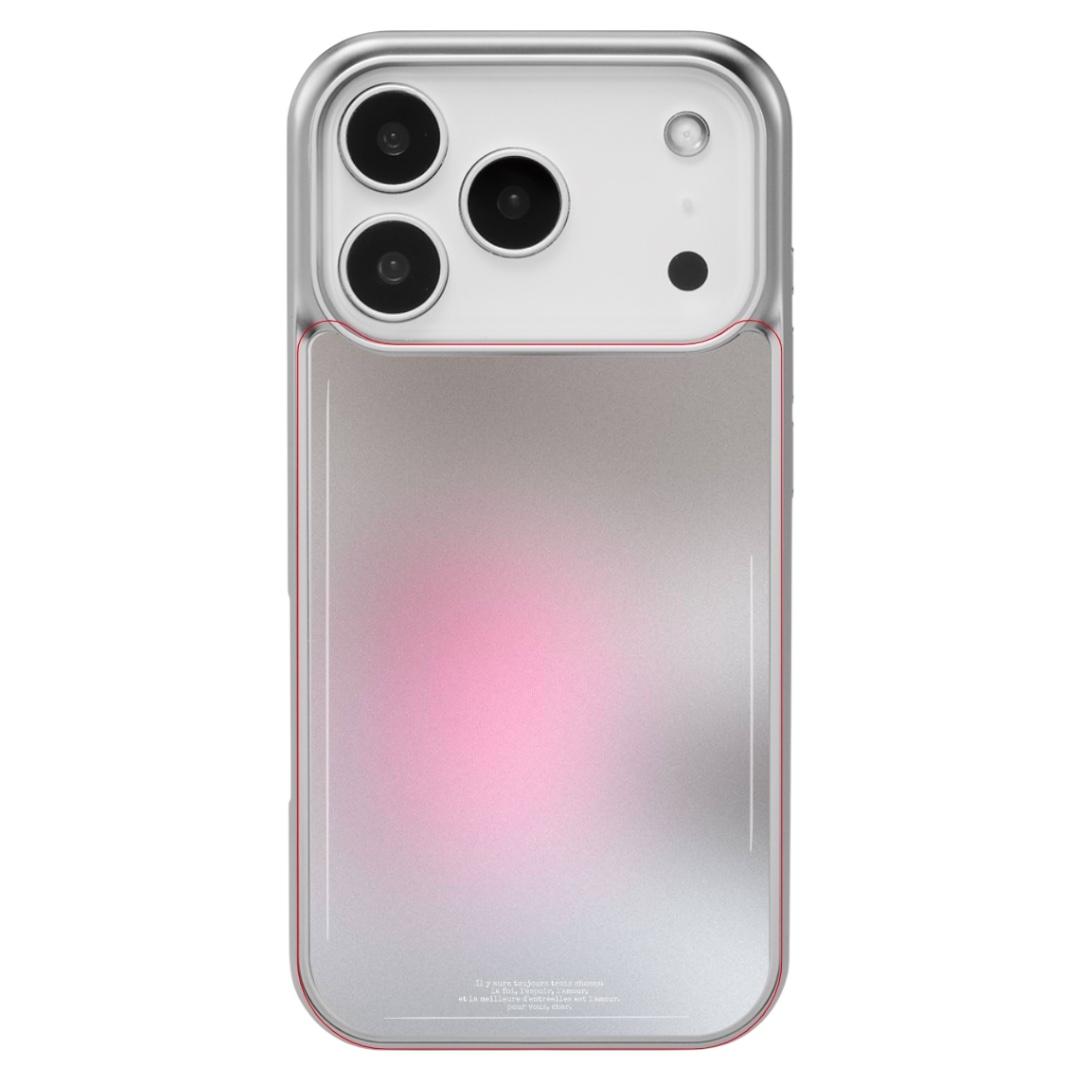 (silver epoxy) fog pink gradation