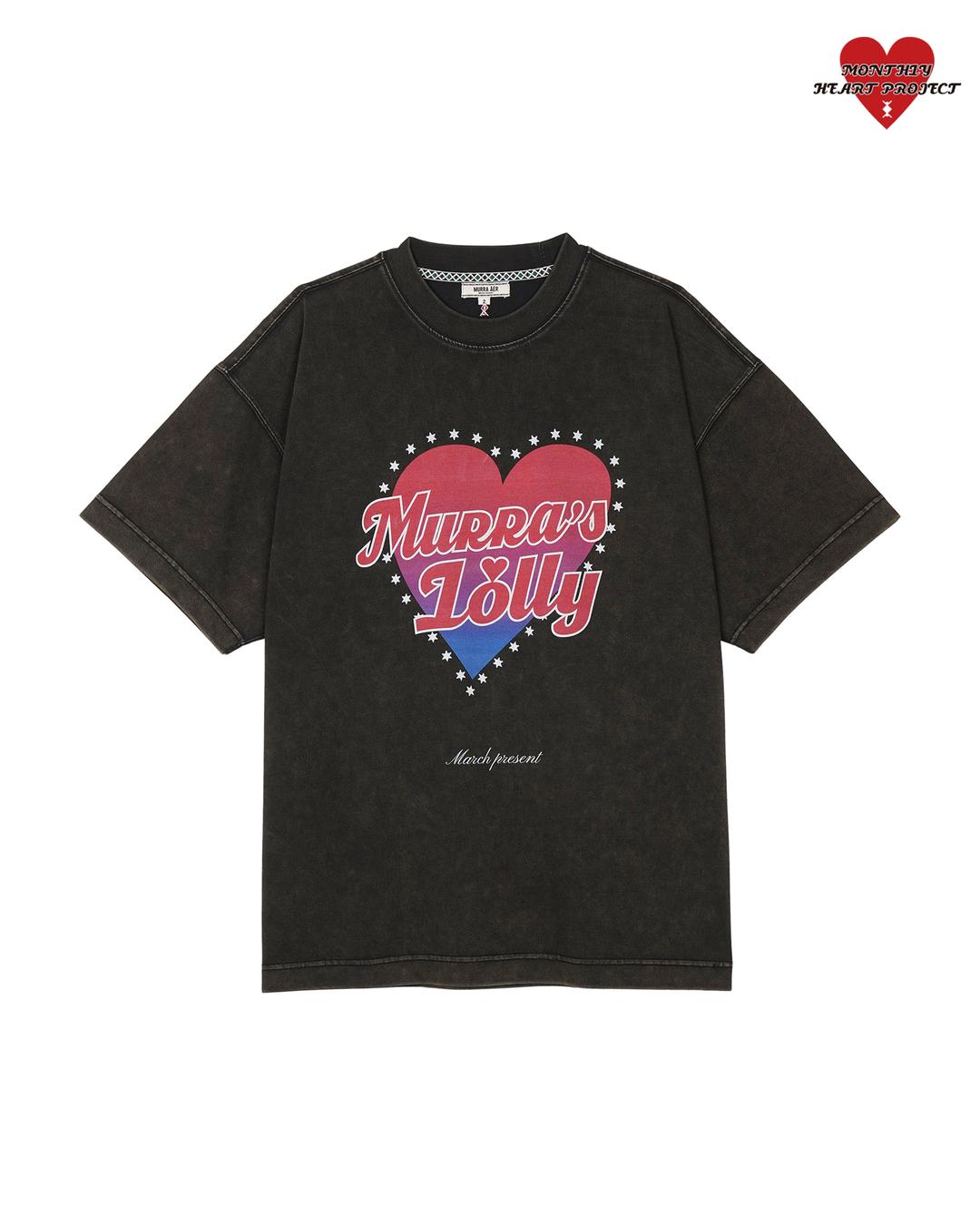 MHP MURRA'S LOLLY T-SHIRTS _ DYED BLACK