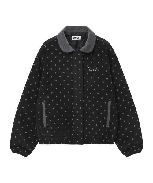 도트 코듀로이 자켓 [블랙]