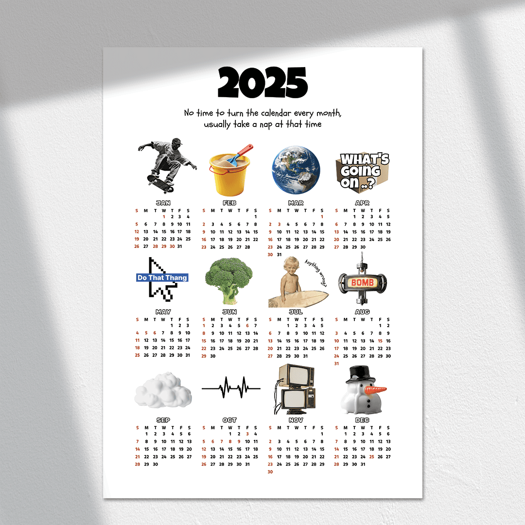 Poster Calendar Moment