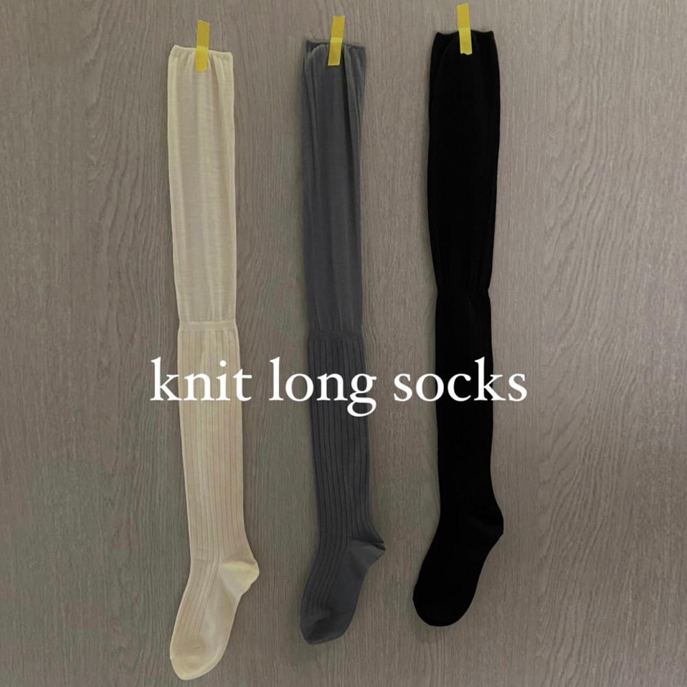 하프 시스루 오버니삭스