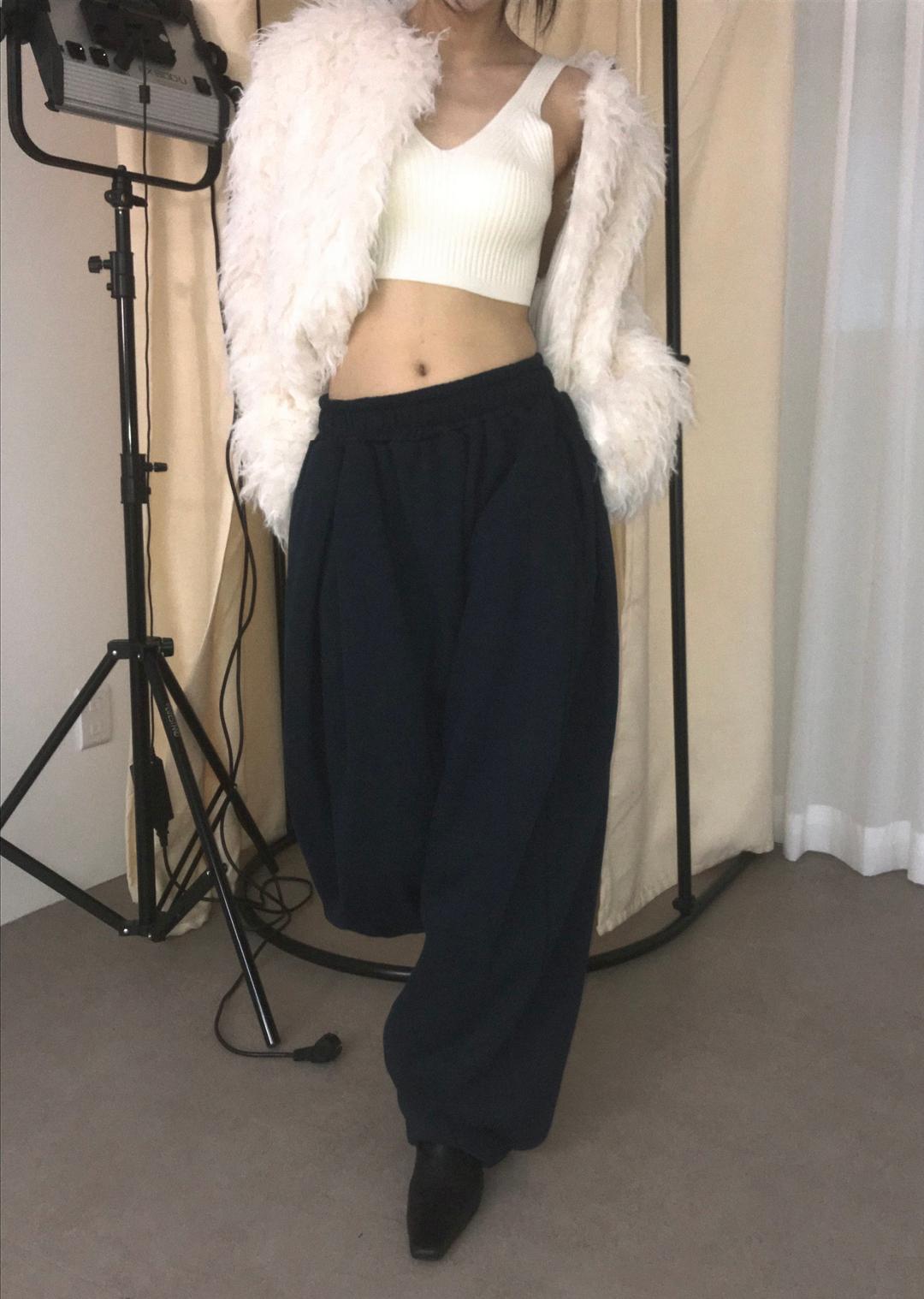 Balloon Sweat pants Deep Green