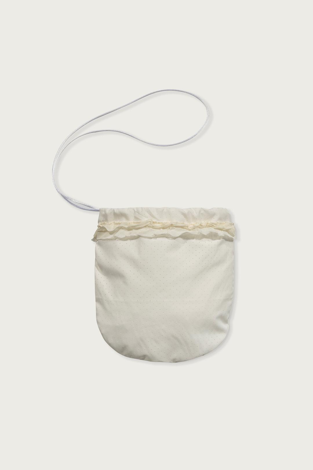 DOT POUCH BAG WHITE