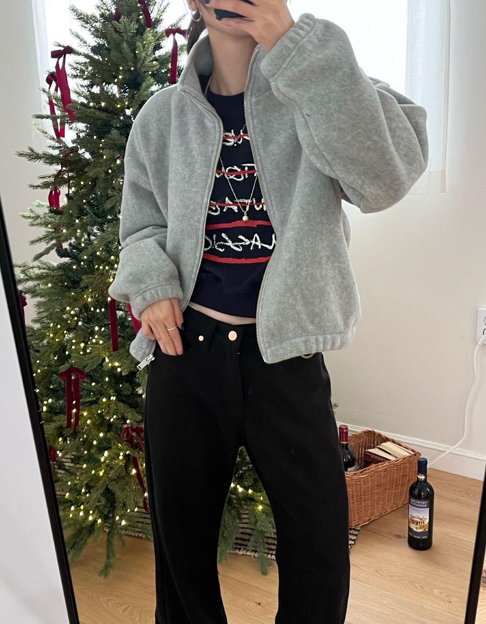 플리스 집업 jumper