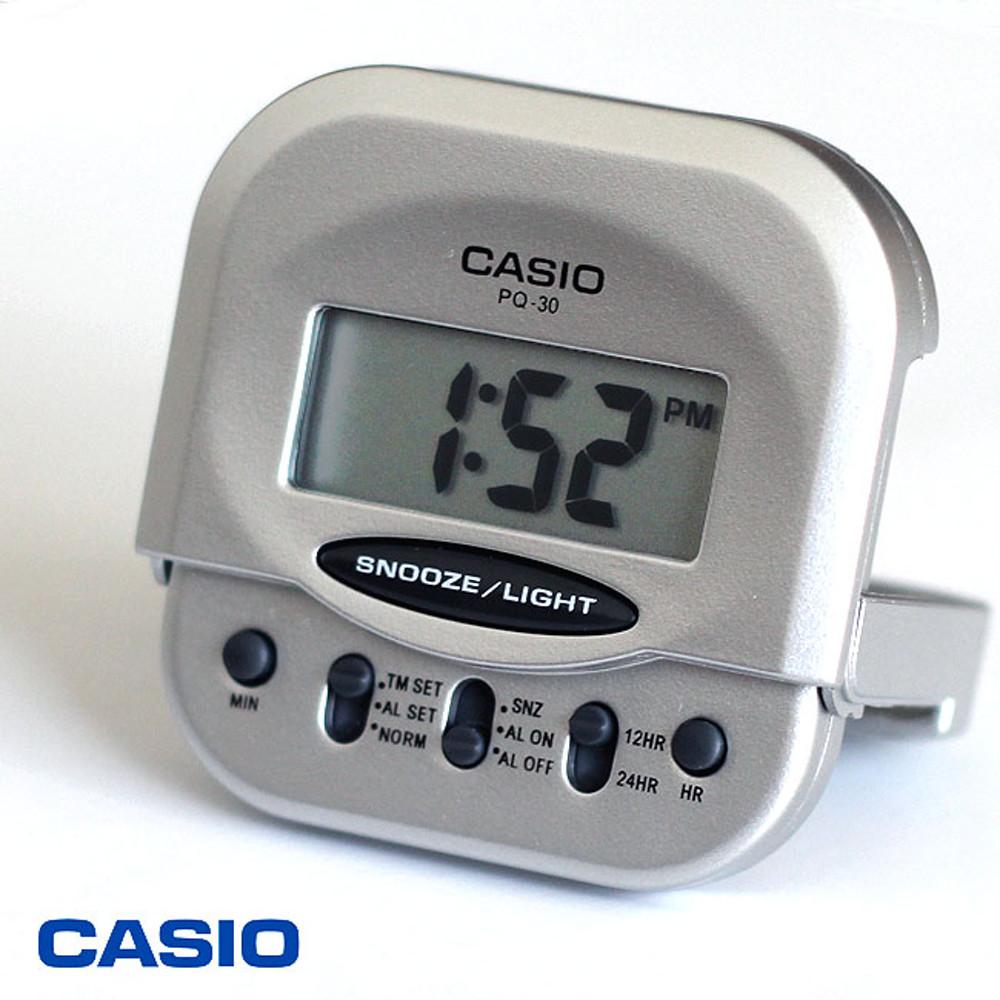 CASIO 카시오 휴대용 여행용 출장용 무소음 탁상 알람시계