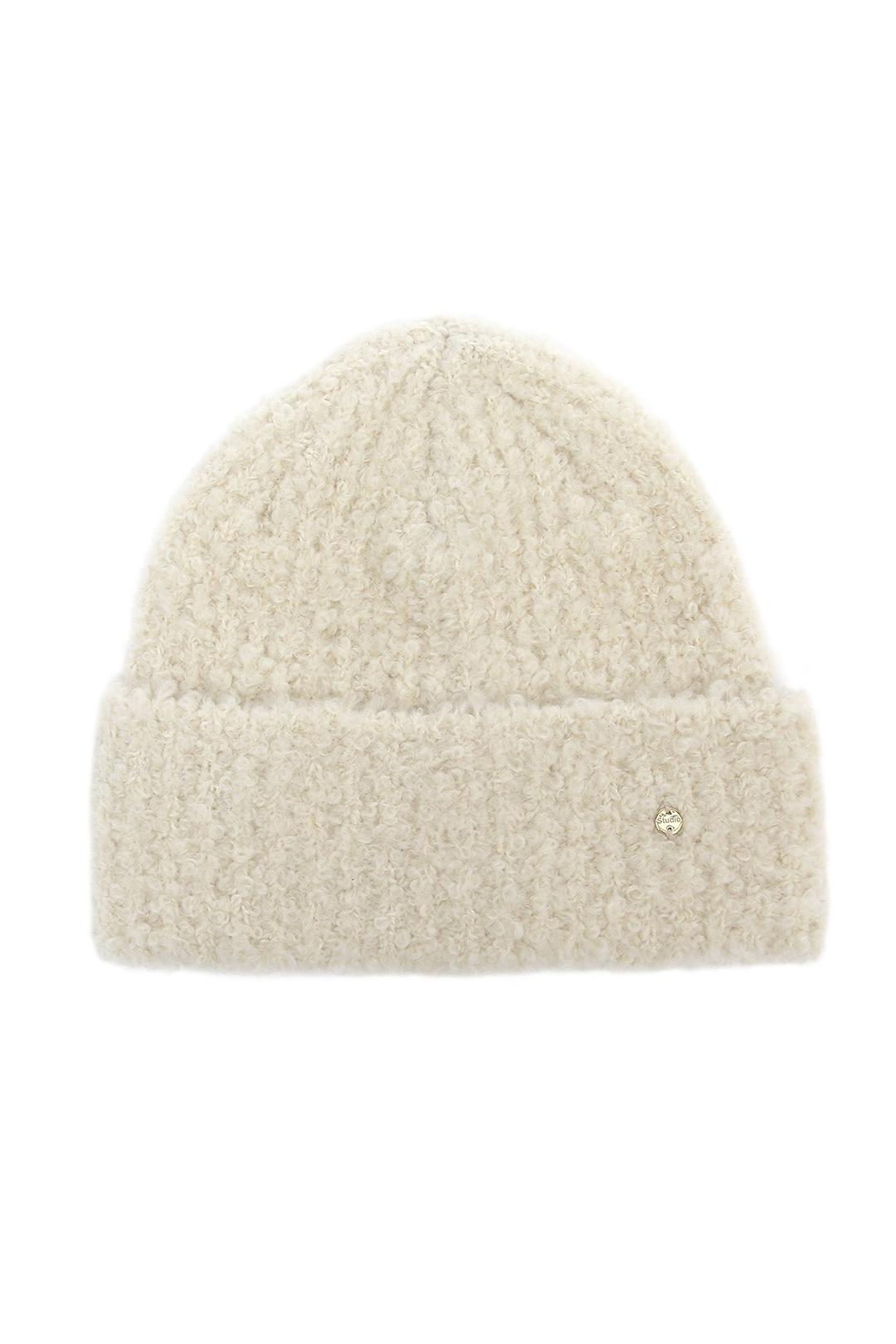 FLUFFY BEANIE / MOHAIR BOUCLE / CREAM