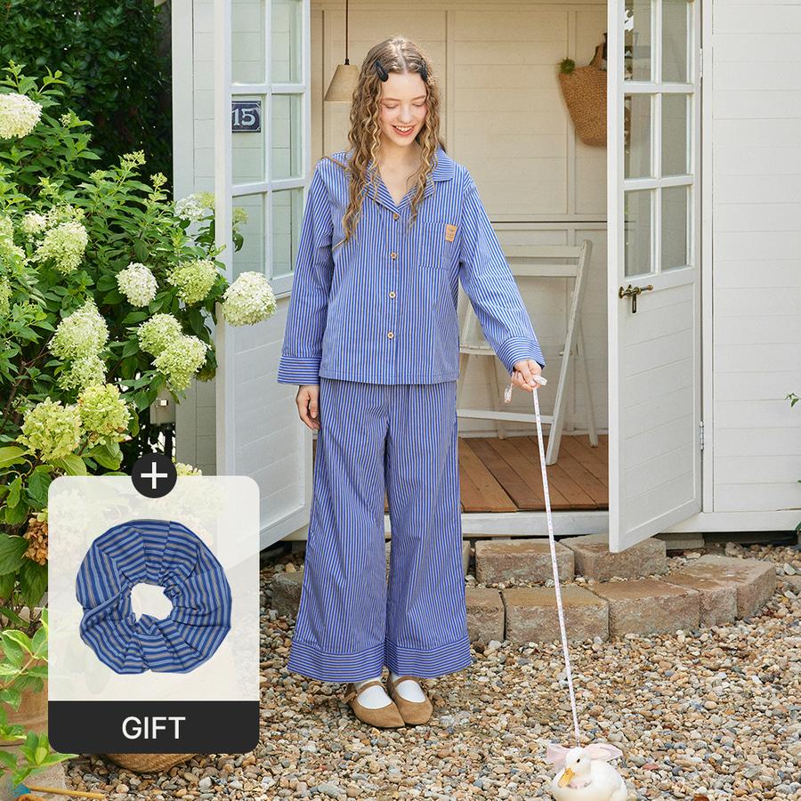 데이오프 파자마 세트 - 블루