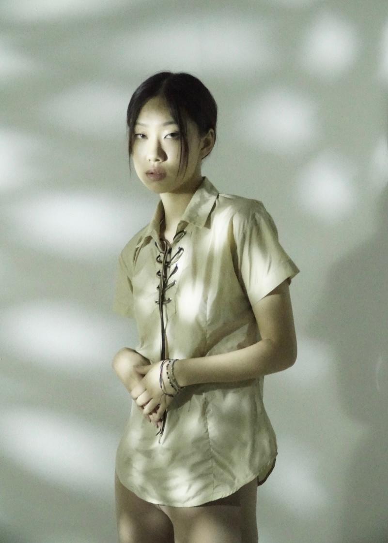 aldiyouu line product T-shirt Beige
