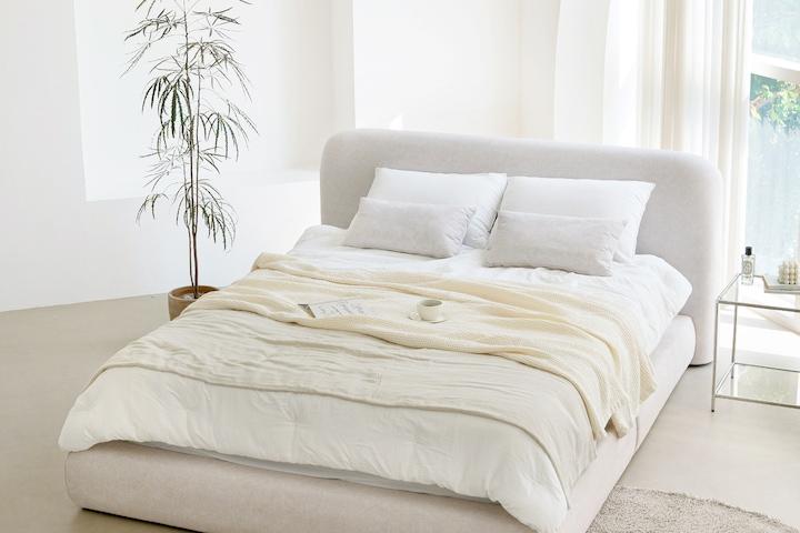 [5%쿠폰] 드레스덴 정품 조야패브릭 호텔식 침대프레임 SS/Q/K/LK/CK