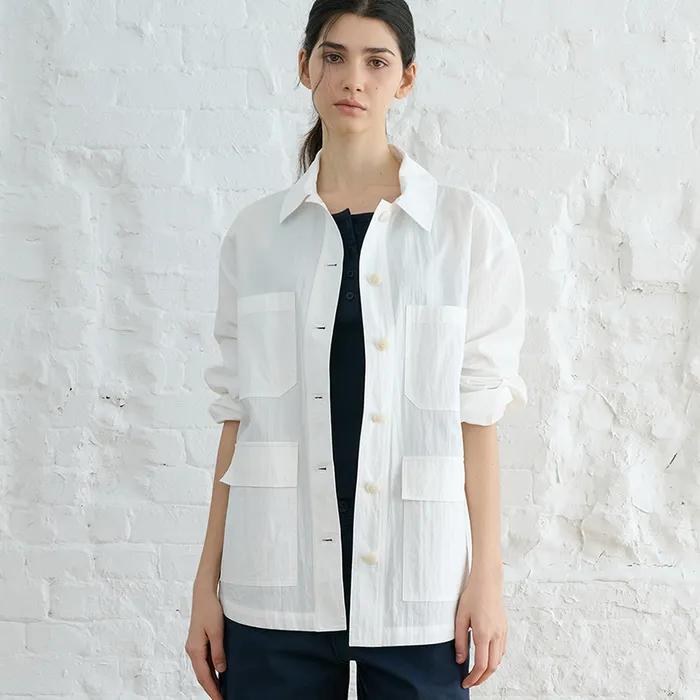Shirt jacket (ivory)