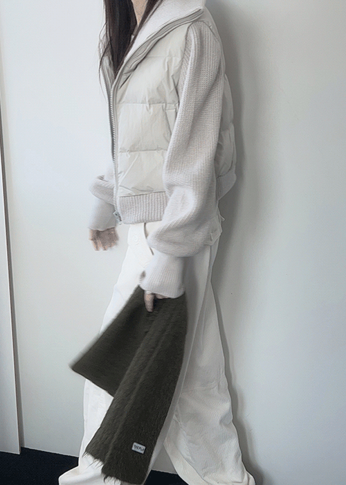 다운 니트 패딩 (2컬러)