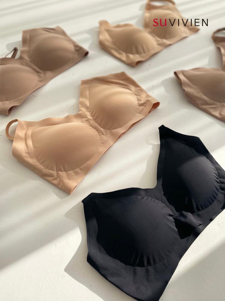 수비비안 스포츠브라 물방울 몰드 심리스 브라