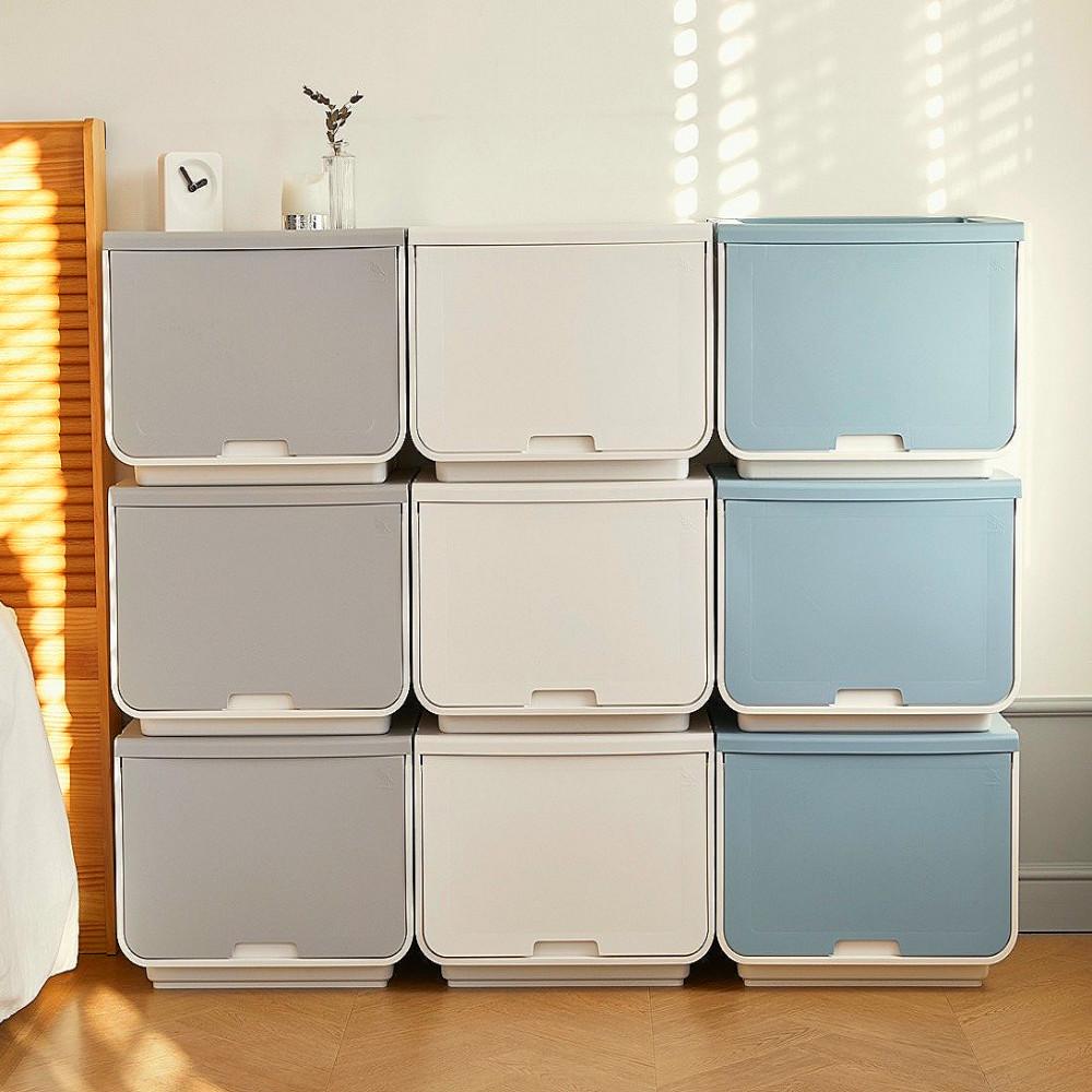 슬라이딩 리빙박스 옷 수납 정리함 아기옷 옷장 펜트리 수납함 루맥스 펠리컨박스