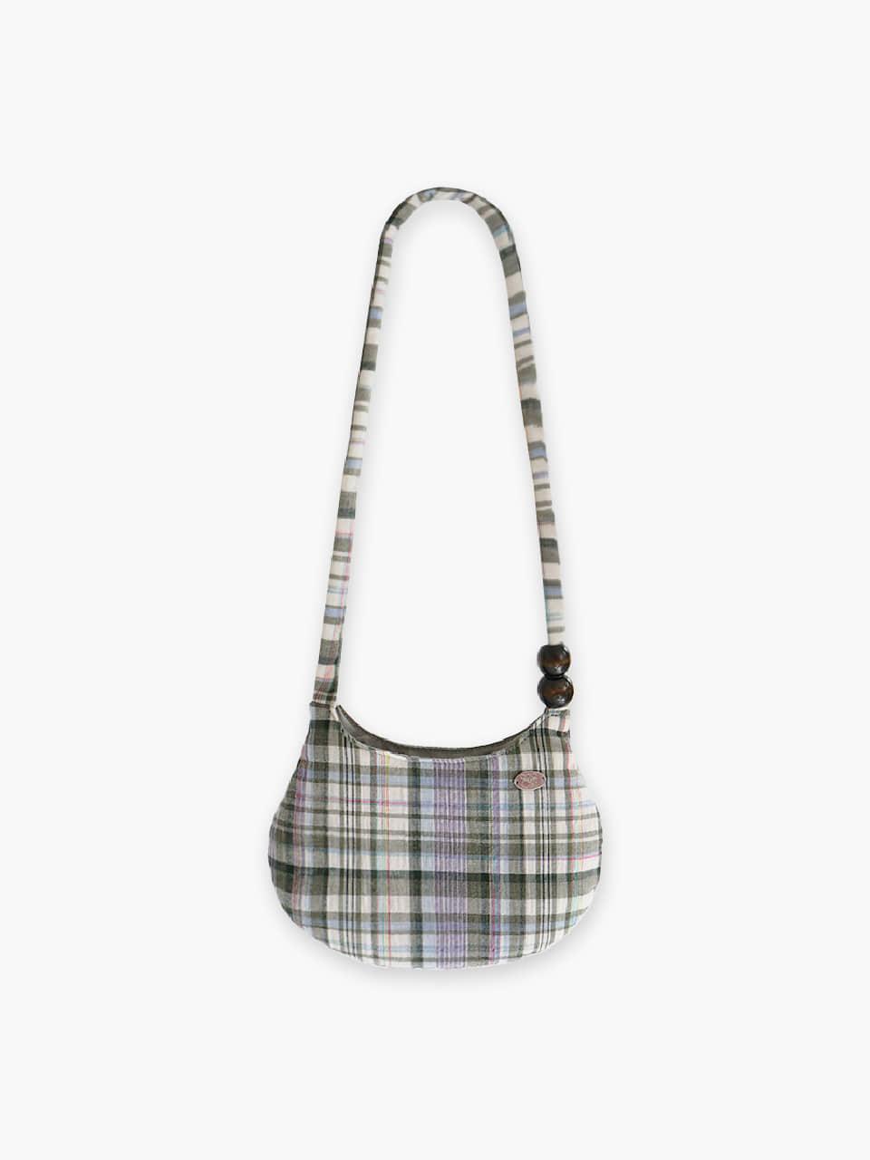 BABY BOWL BAG SOFT CHECK GREEN
