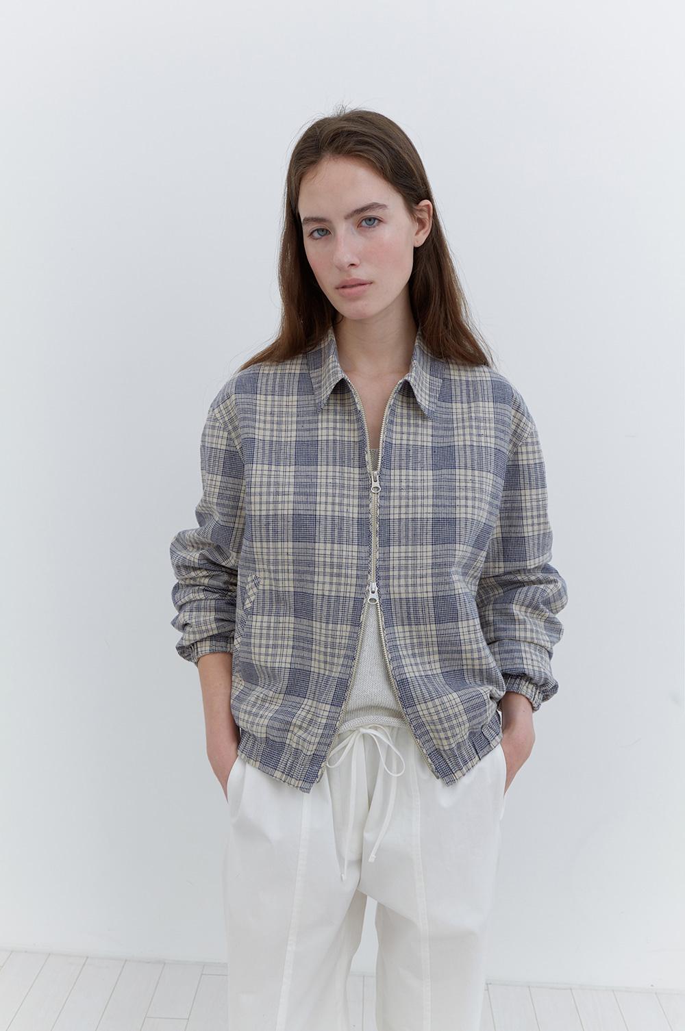 Aoi Check Blouson