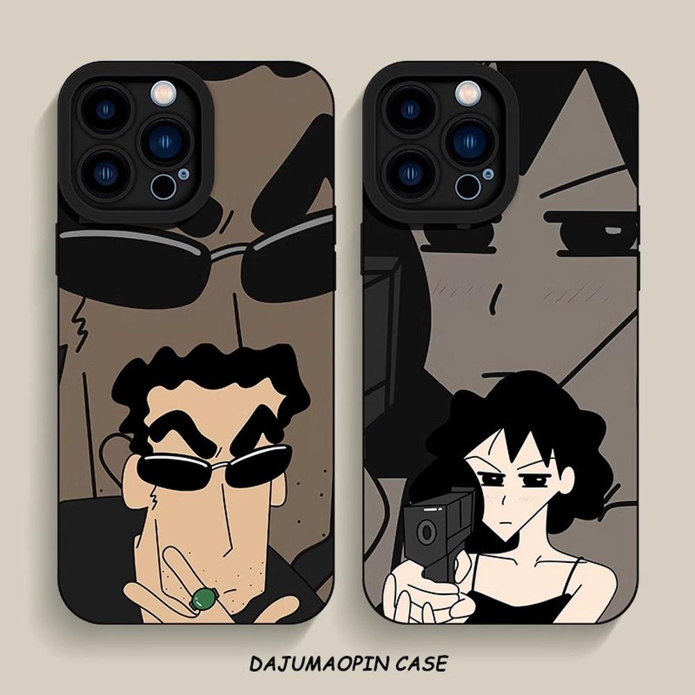 신형만 봉미선 아이폰 케이스 미니 입고 14 13 12 커플 짱구 특이한