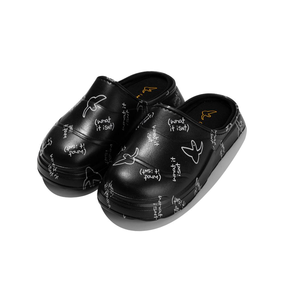 크루져 WT 뮬 클로그 블랙