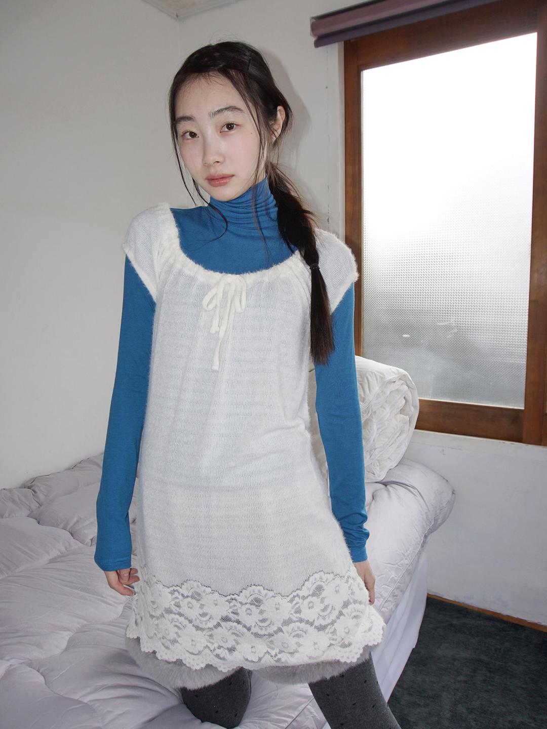 밤비 기모 레이스 OP