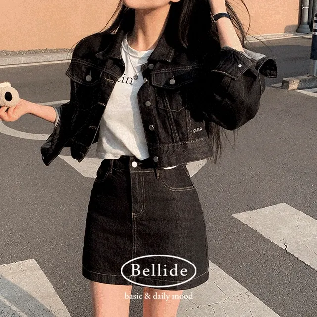 [For Autumn🍂10%][벨리드made/단독구매가능!]논페이드 생지 청청 셋업