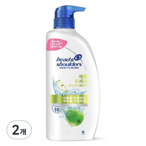헤드앤숄더 두피 토탈 솔루션 애플프레쉬 두피 트리트먼트, 850ml, 2개 - 일반린스 | 쿠팡