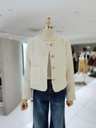 이런 상품 어때요? abfz 26SS  라운드 싱글 트위드자켓  (A1ZJ02) 에이비에프지