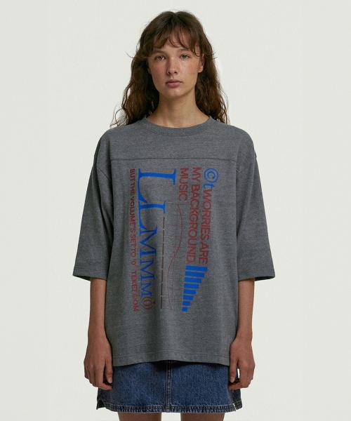 Volume 0 L/S Tee Melange Gray