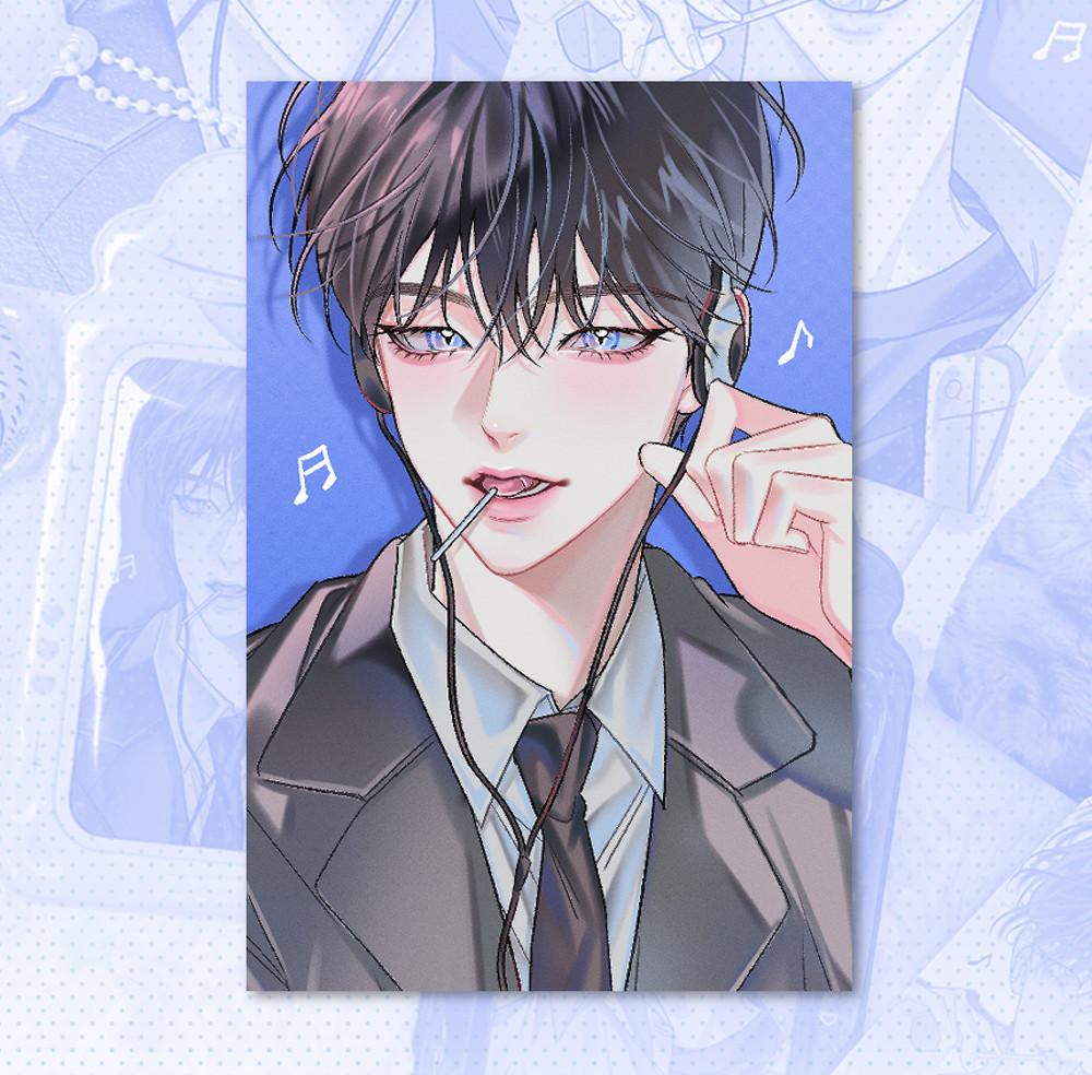 [맹수상점] 노래 듣는 삭삭이 엽서