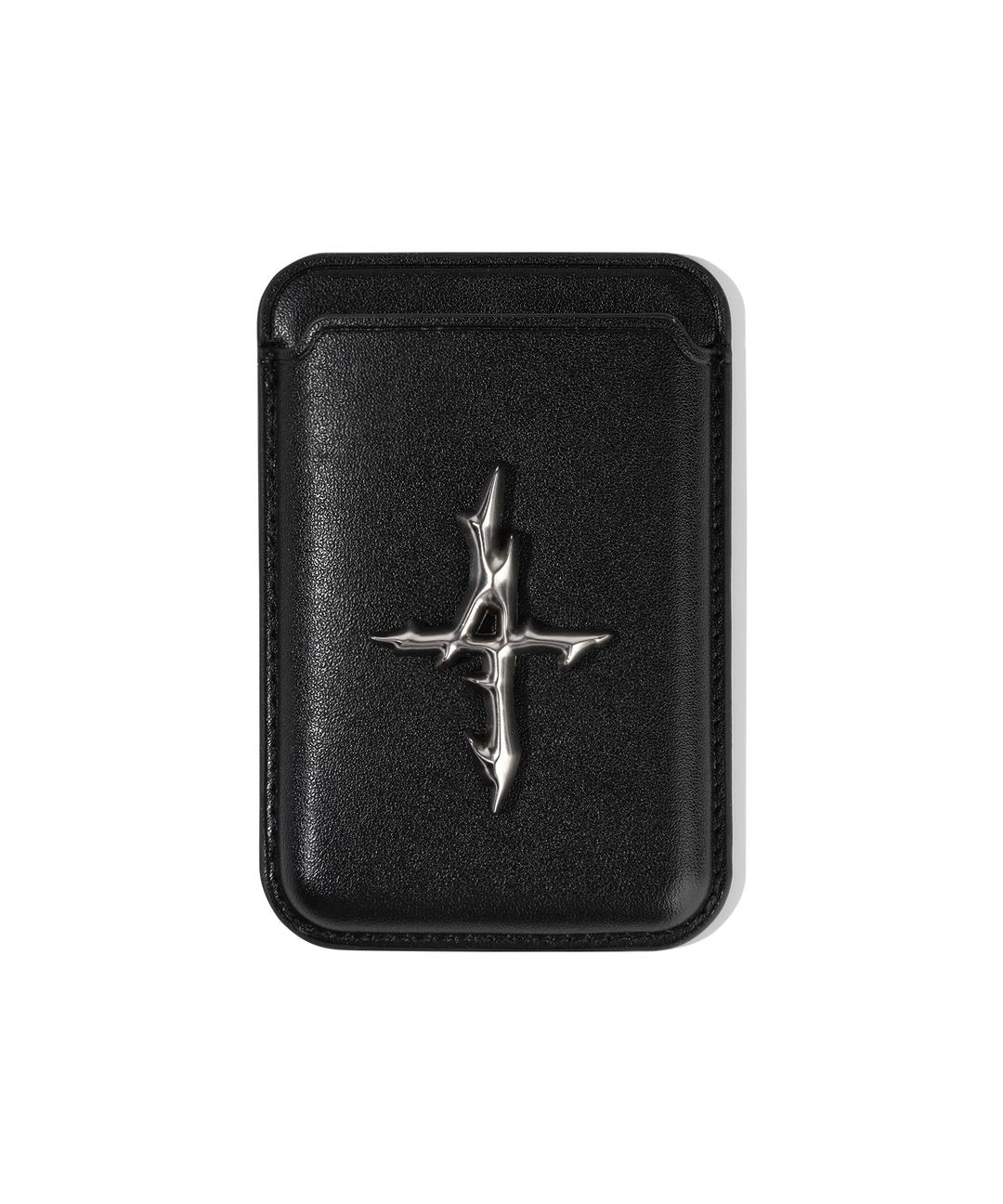 4 Symbol Pendant Magsafe Card Case - Black
