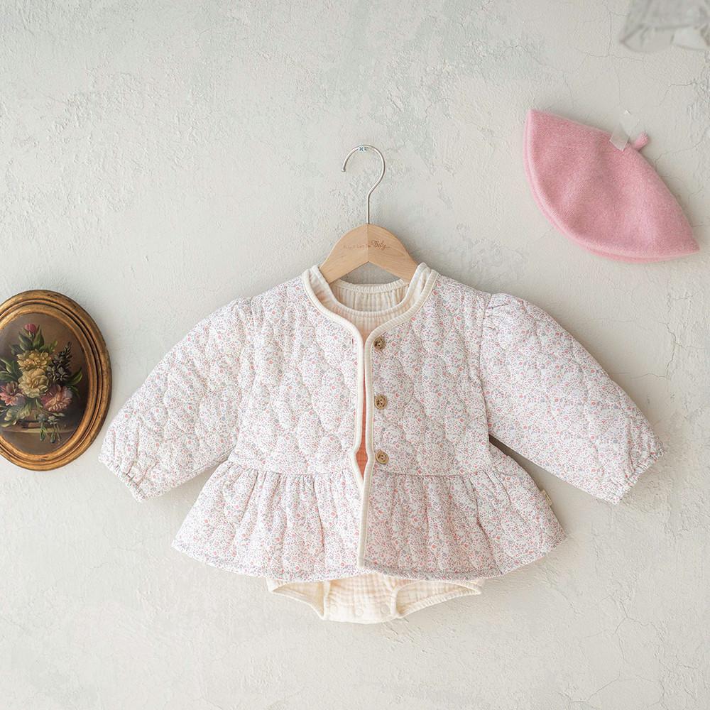 [베이비] 빌리 에클레어 프릴 누빔점퍼