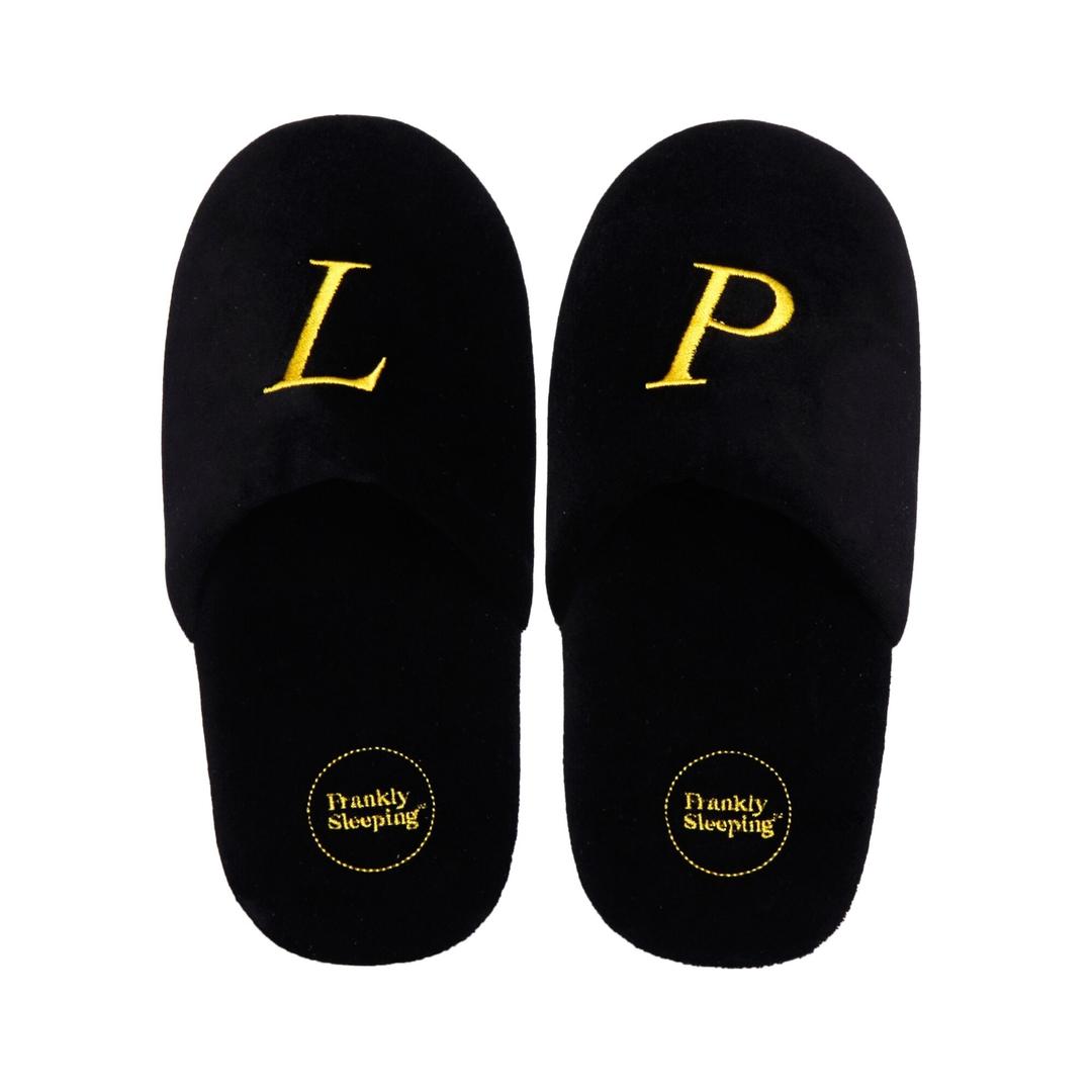 [기프트 박스] Washable Unisex Home Office Shoes - Black