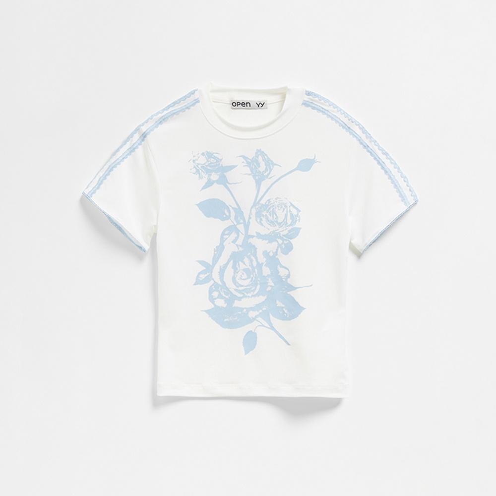 [29CM 단독] ROSE BABY TEE (WHITE)