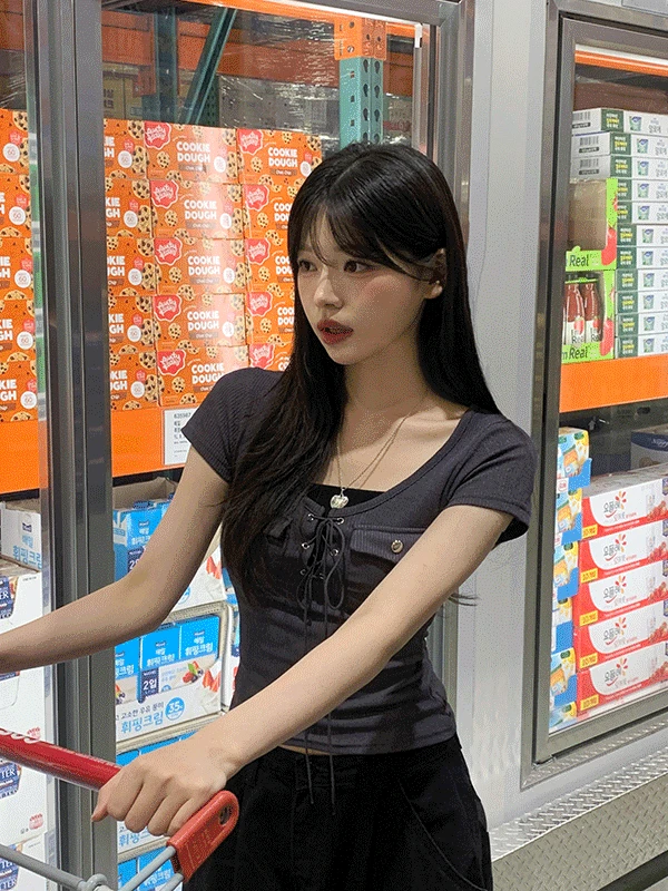 베이 포켓 아일렛 반팔 티셔츠 (3color)